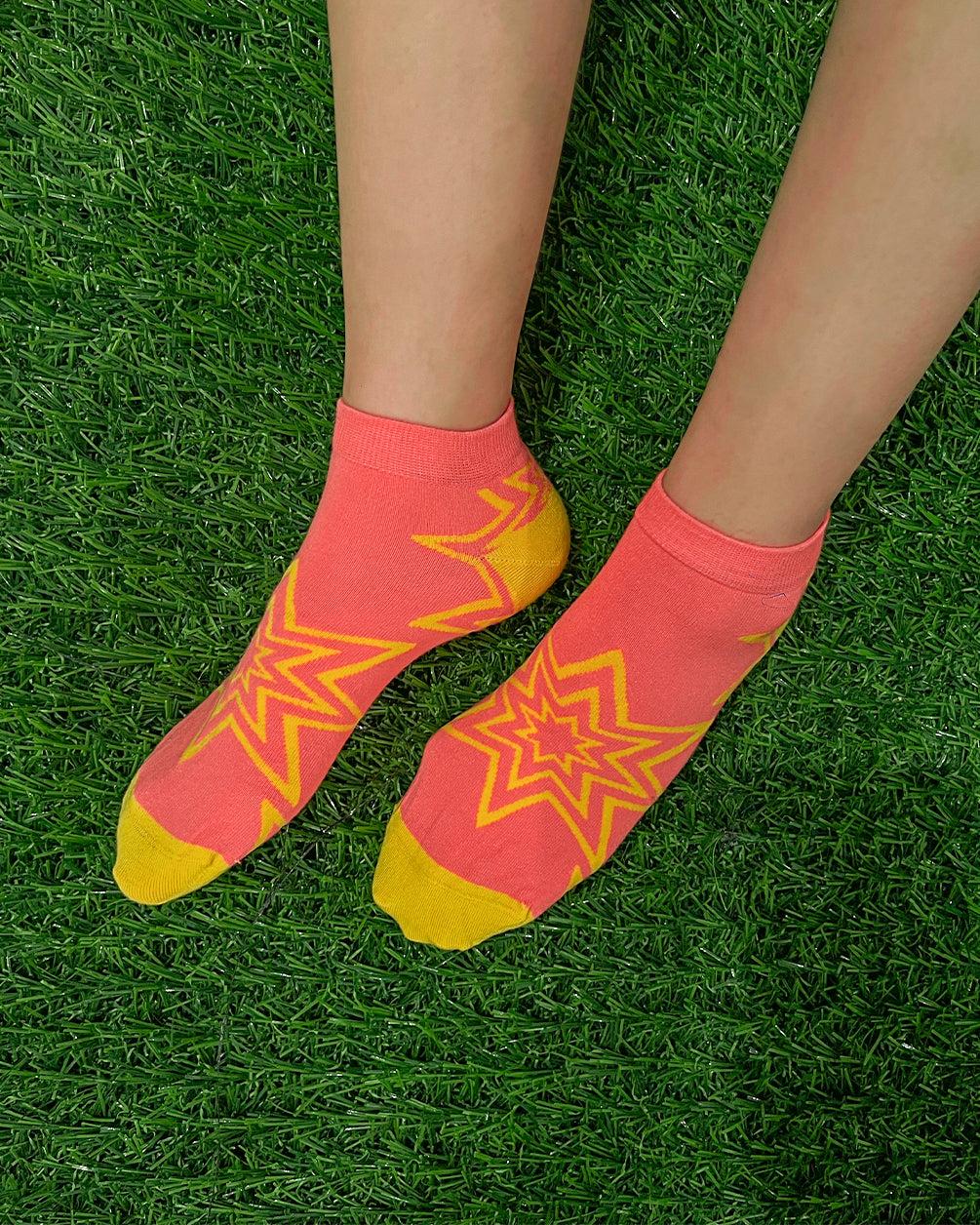 Golden Star Short Socks