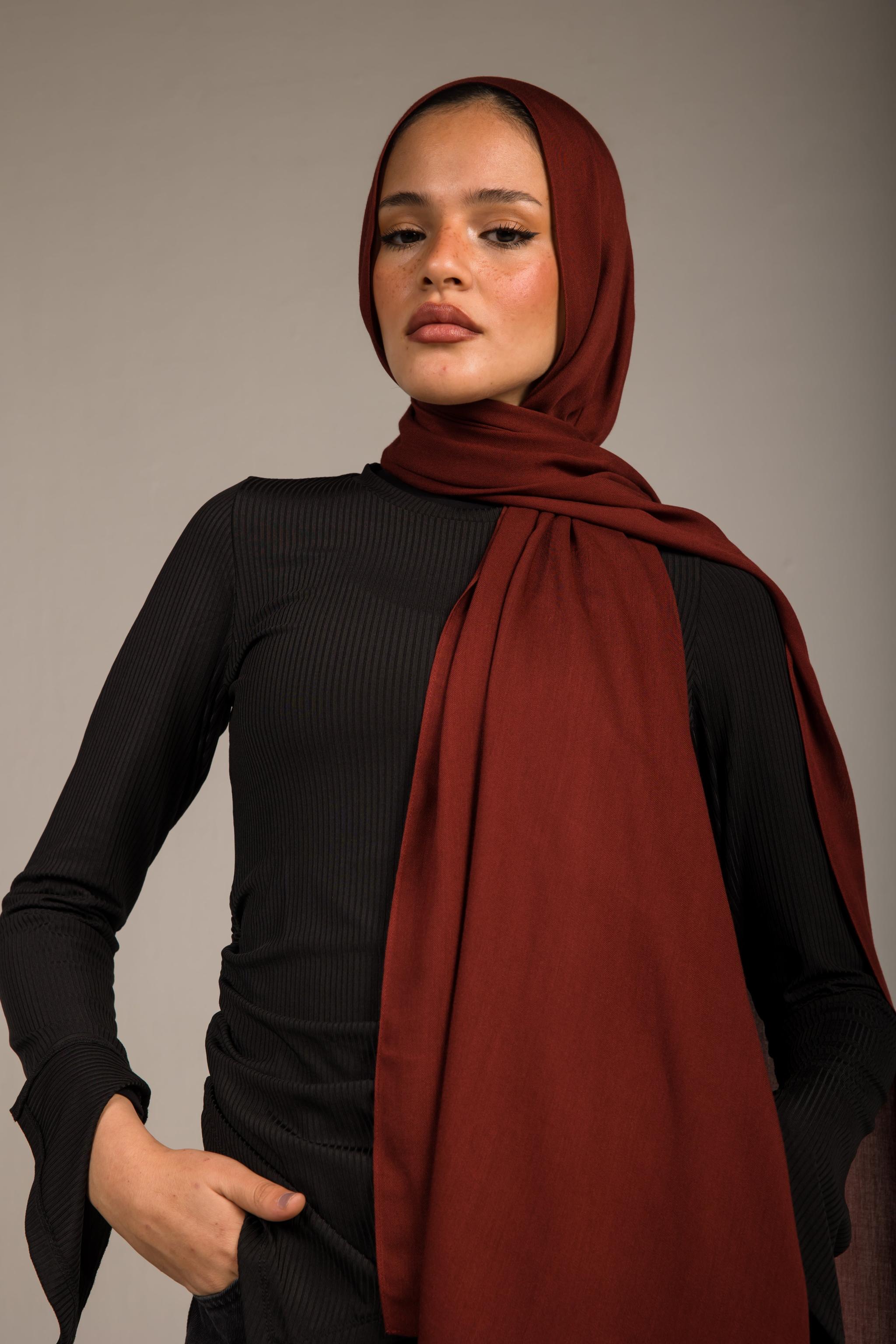 Deep Maroon cotton modal