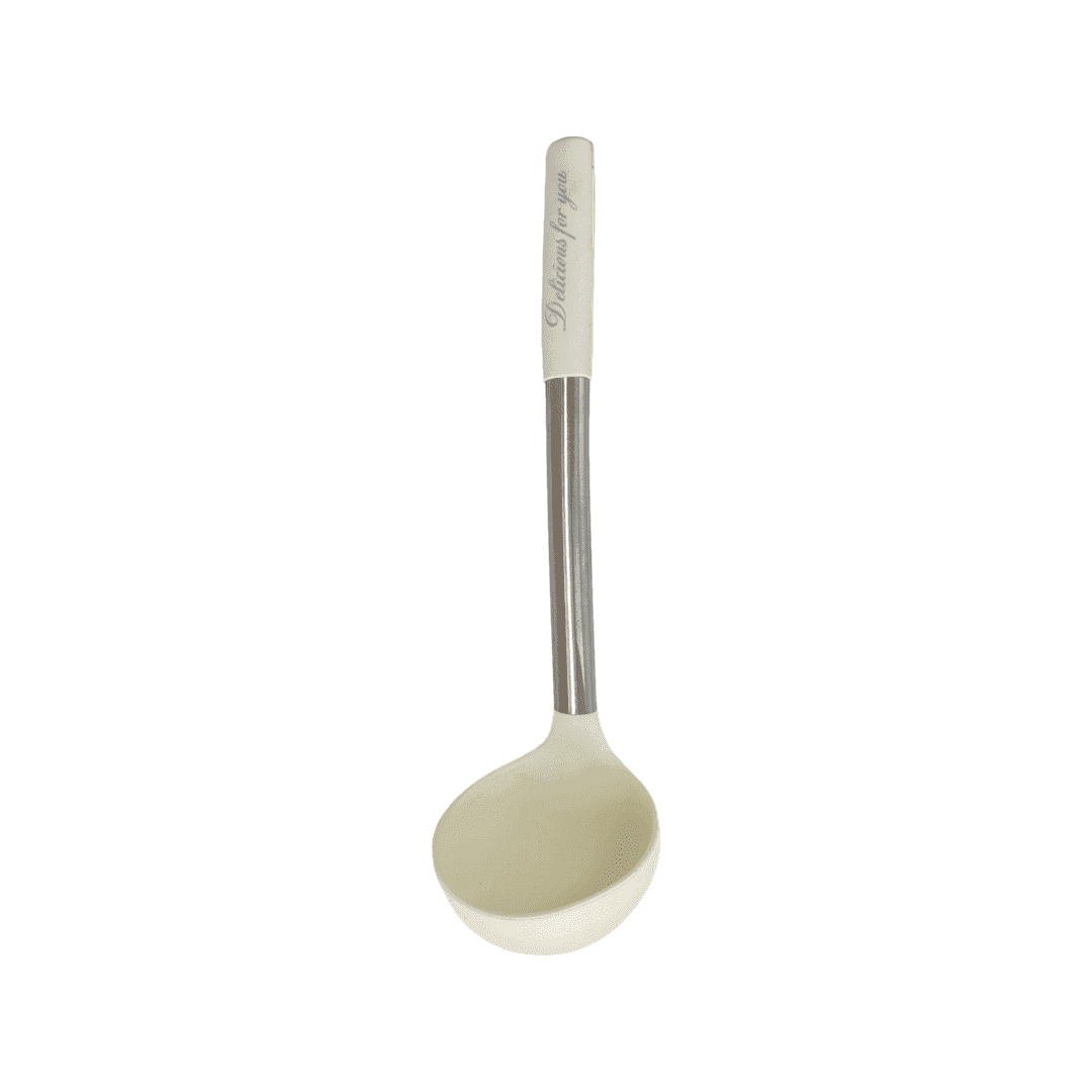 CasaSunco - Silicone Soup Ladle - White - 35x8cm - 520008015