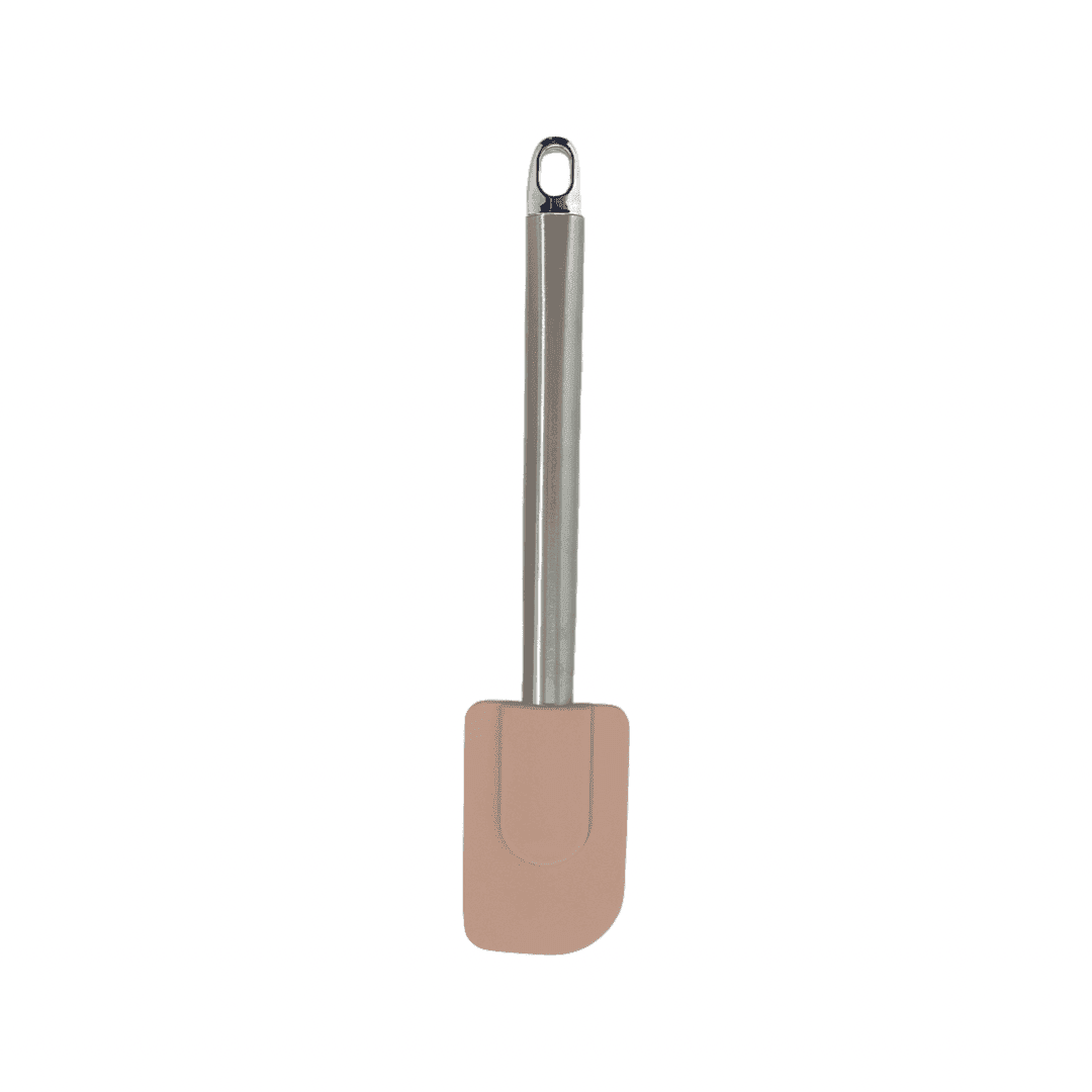 Cook Style - Silicone Kitchen Spatula With Stainless Steel Handle - Beige - 25x4cm - 520008207